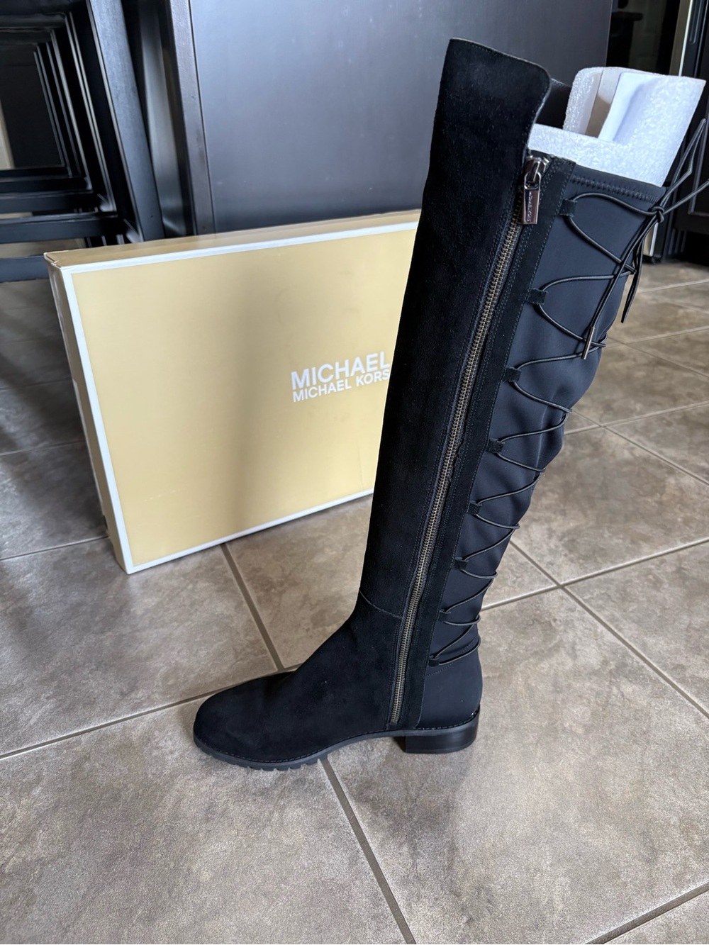 Michael Kors Knee High black boots